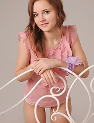 Tender shy teen baby savoir her profound nudity