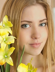 Naughty teen blond gets undressed willingly